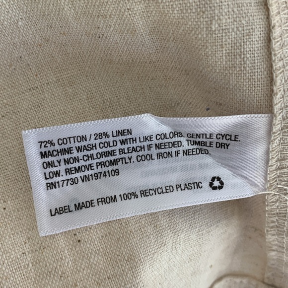 Universal Thread linen blend skirt with pockets and adjustable waist size X - Picture 5 of 7